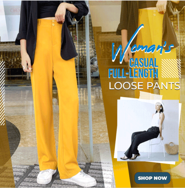 【49% OFF】Women's casual wide-leg trousers💞Buy 2, free delivery💞