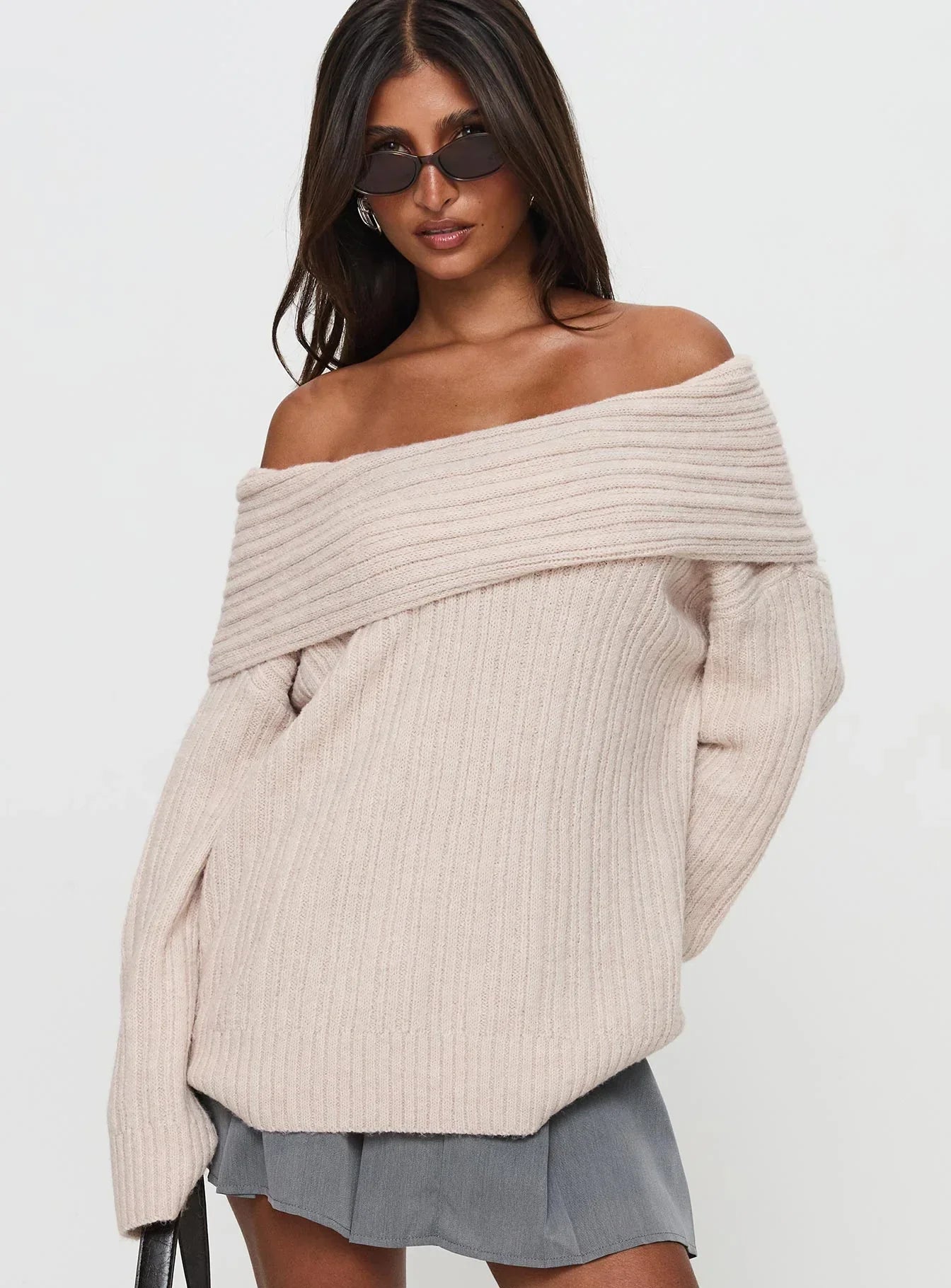 🎅What should I wear tomorrow?🎄Fashion Loose Solid Color Pullover Sweater