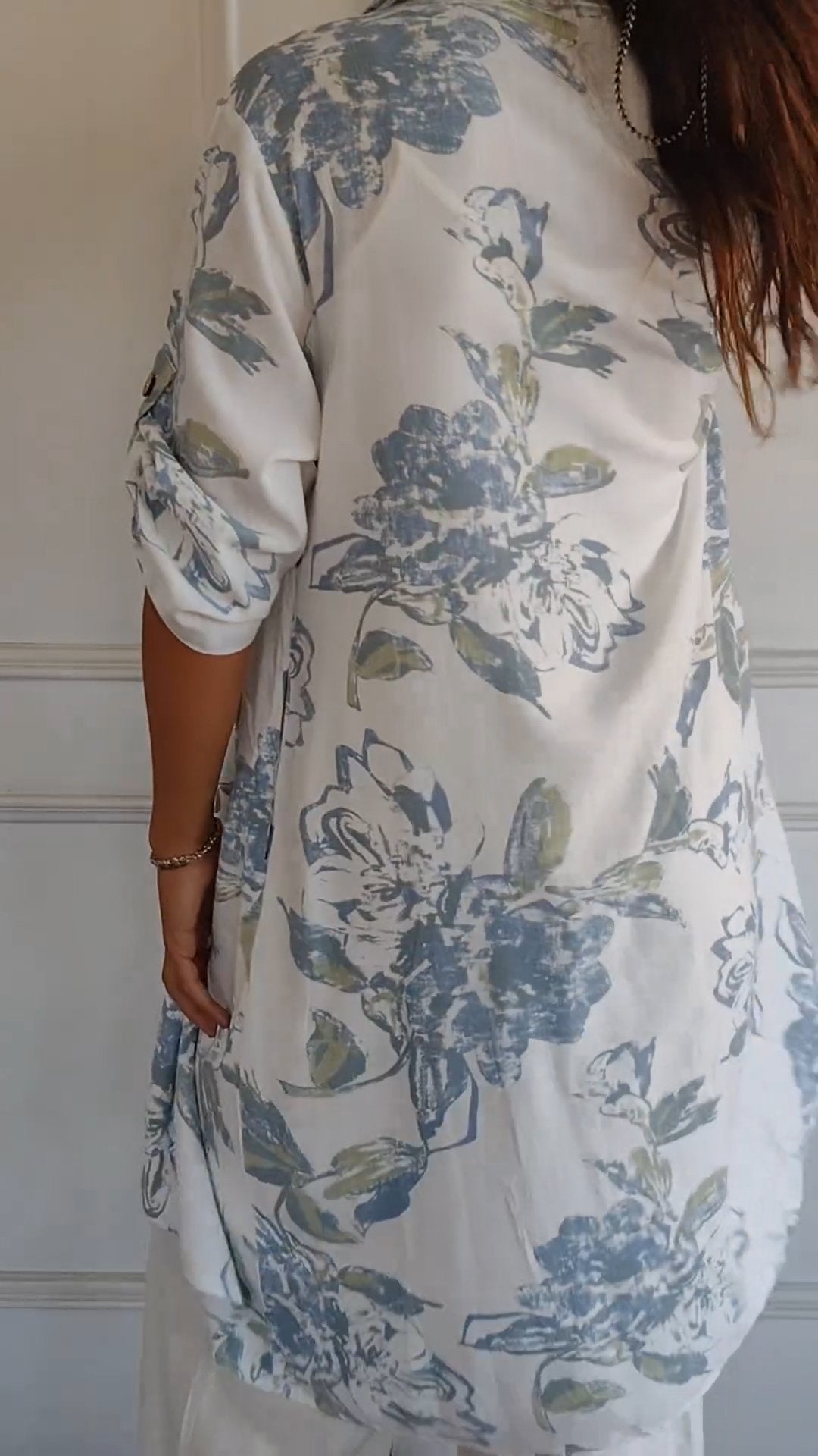 ✨What should I wear tomorrow?✨Simple Printed Cotton and Linen Dress