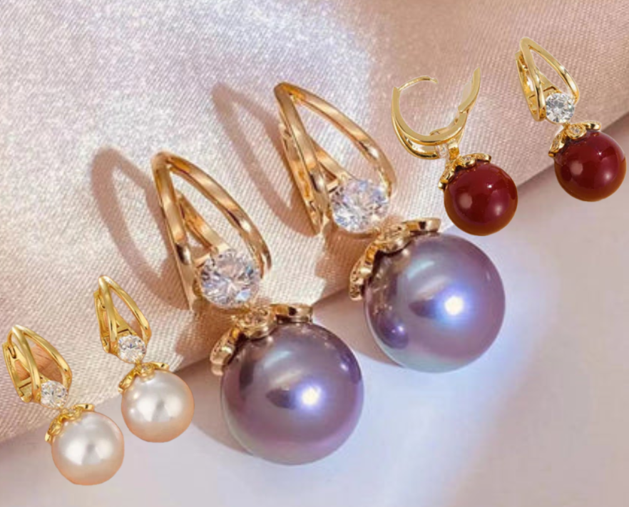 ✨Happy New Year—60% OFF✨Sparkly Huggie Dangle Earrings for Women