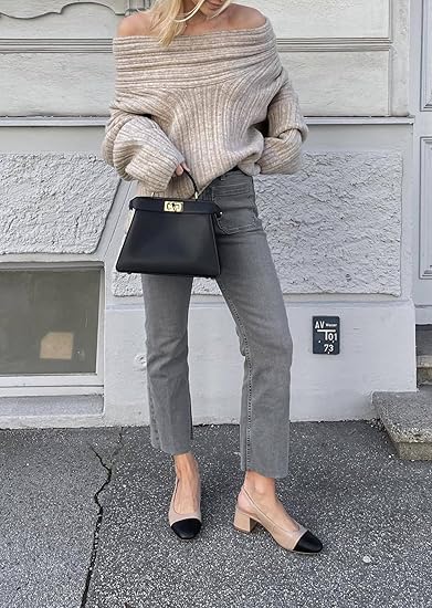 🎅What should I wear tomorrow?🎄Fashion Loose Solid Color Pullover Sweater
