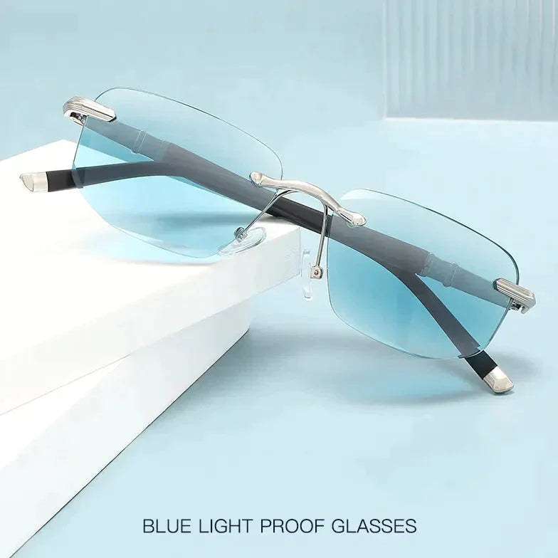🔥Hot Sale(💥50%OFF)🔥Saffier Hoge Hardheid Anti-Blauw Licht Ver Weg en Dichtbij Leesbril Zonnebril