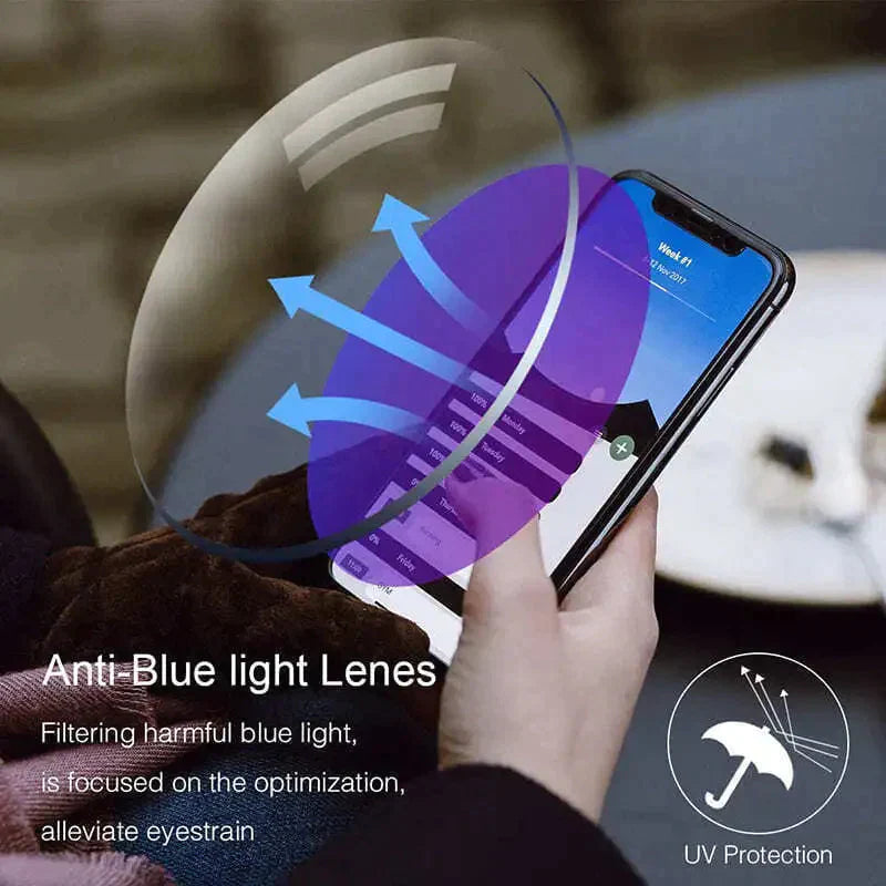 🔥Hot Sale(💥50%OFF)🔥Saffier Hoge Hardheid Anti-Blauw Licht Ver Weg en Dichtbij Leesbril Zonnebril