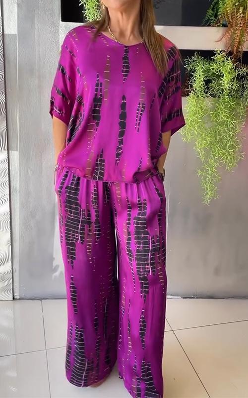 š„ 2024 Hot sale š„ Satin two-piece set with neckline at the tip āØ