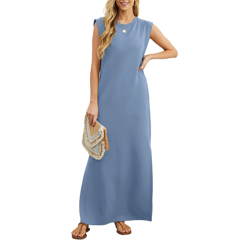 💕What should I wear tomorrow? 💕Women's Wrinkle-Free Casual Dress with Split Hem