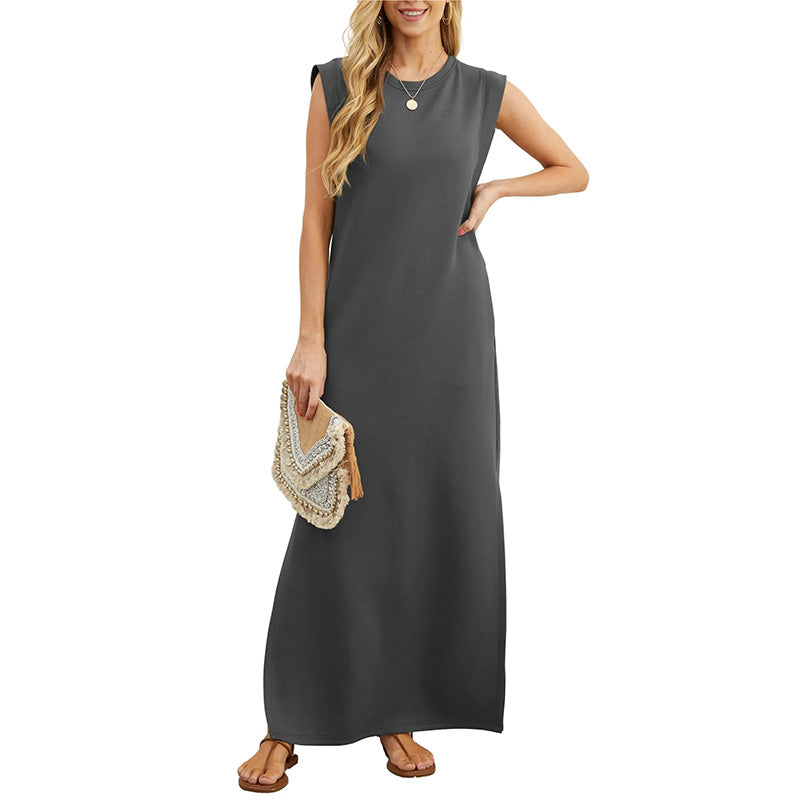 💕What should I wear tomorrow? 💕Women's Wrinkle-Free Casual Dress with Split Hem