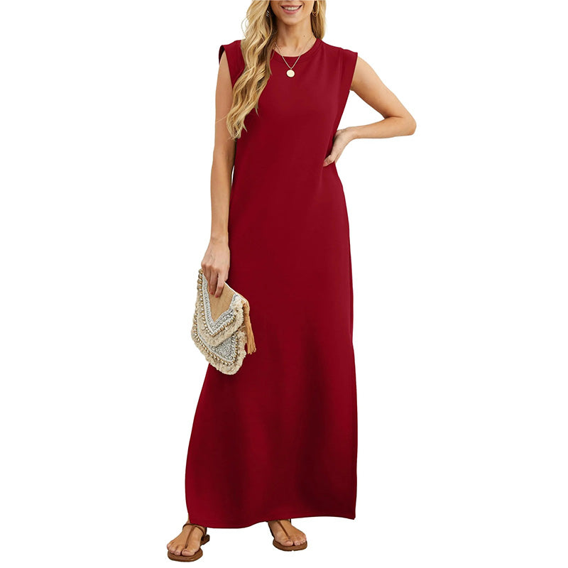 💕What should I wear tomorrow? 💕Women's Wrinkle-Free Casual Dress with Split Hem