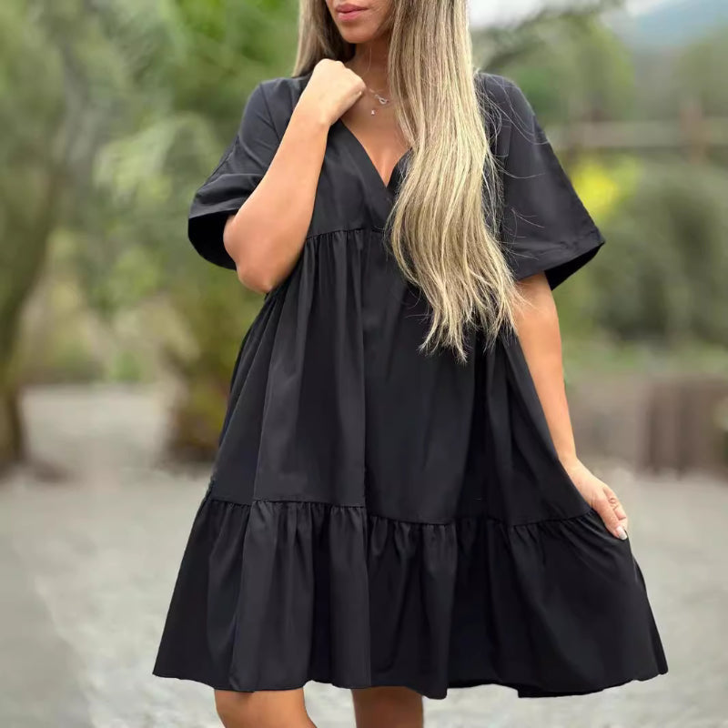 đź’•Sweet ruffle hem, instantly youthful, makes you shine with youthful brilliance this summer!