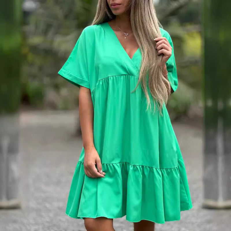 đź’•Sweet ruffle hem, instantly youthful, makes you shine with youthful brilliance this summer!