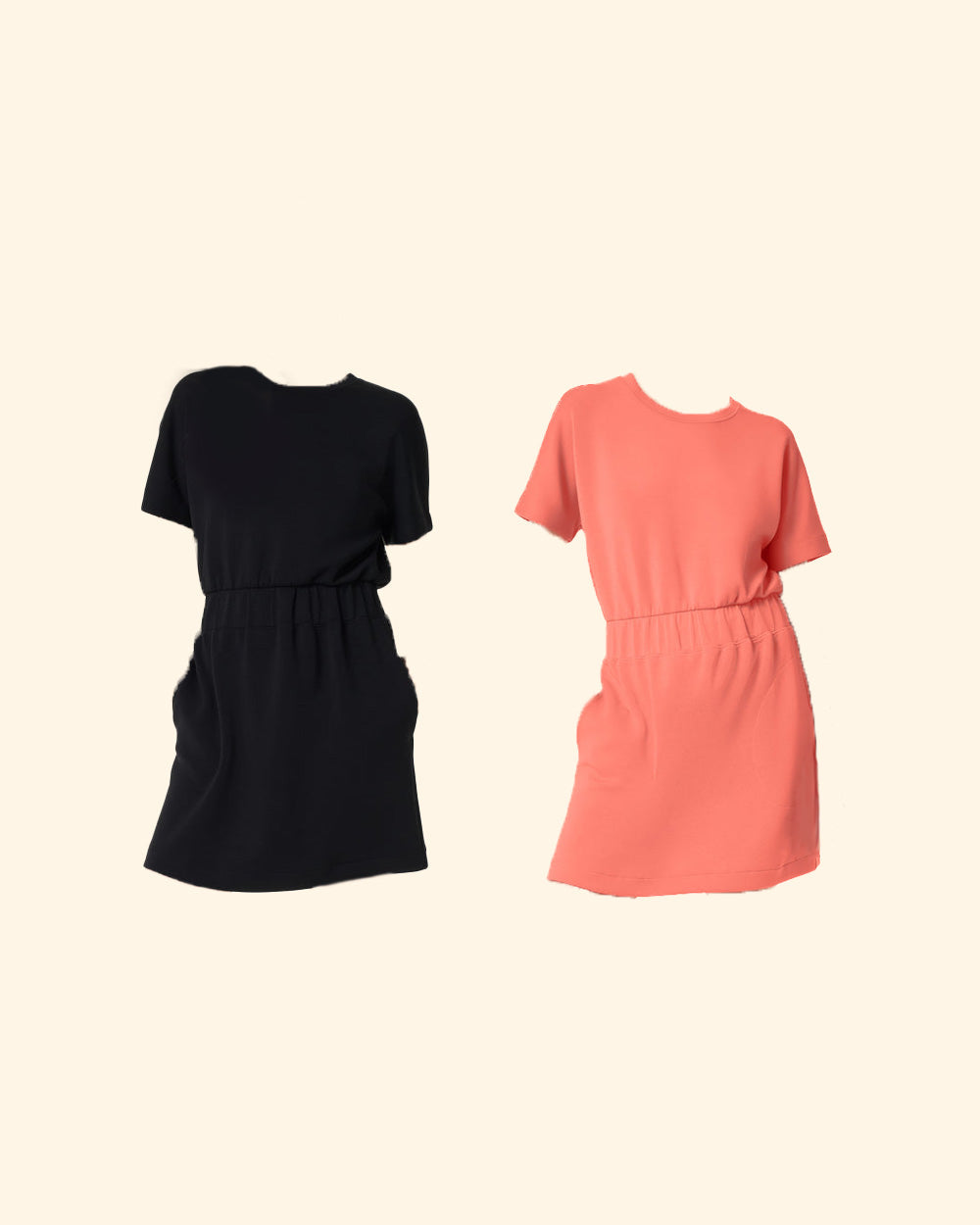 Casual Elastic-Waist T-Shirt DressđŸ‘—BUY 2 SAVE 10%