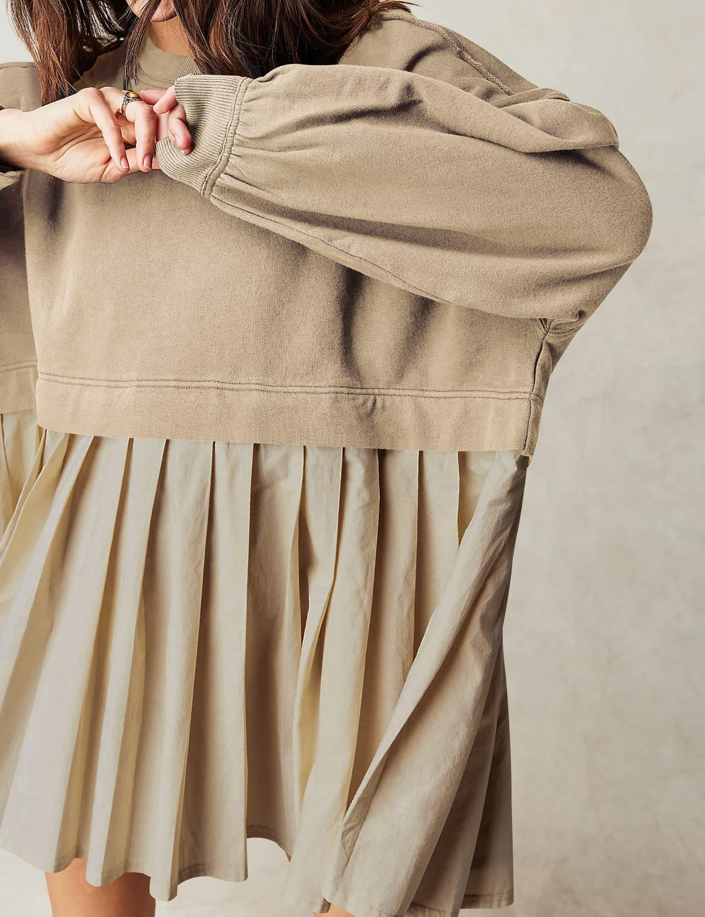 55% OFF🔥Womens Oversized Sweatshirt Dress Crewneck Mini Dress🎁