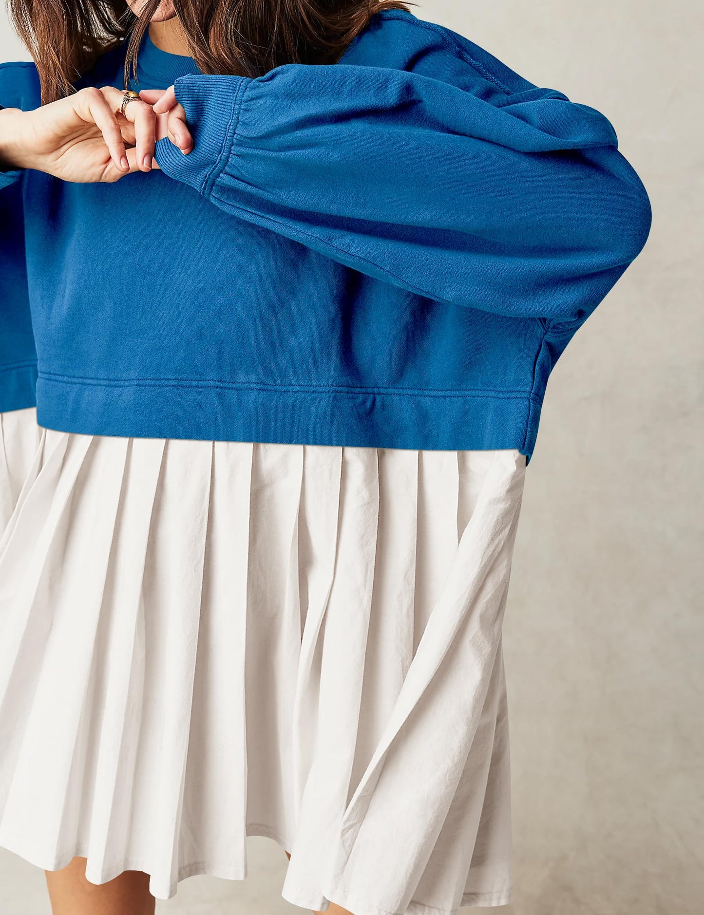 55% OFF🔥Womens Oversized Sweatshirt Dress Crewneck Mini Dress🎁