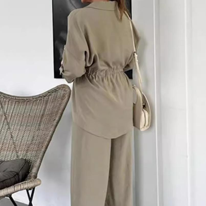 π₯50%discount π₯ Set with button-down top and loose fitting trousers