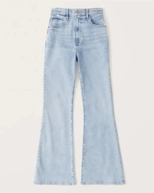 🍂What should I wear tomorrow??🍂Ultra High Rise Stretch Flare Jean👖