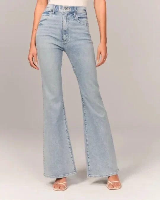 🍂What should I wear tomorrow??🍂Ultra High Rise Stretch Flare Jean👖