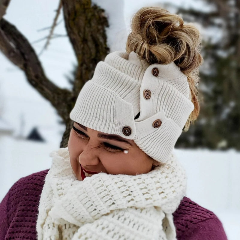 Button urine cap - always showcase your hairstyle and protect your hair