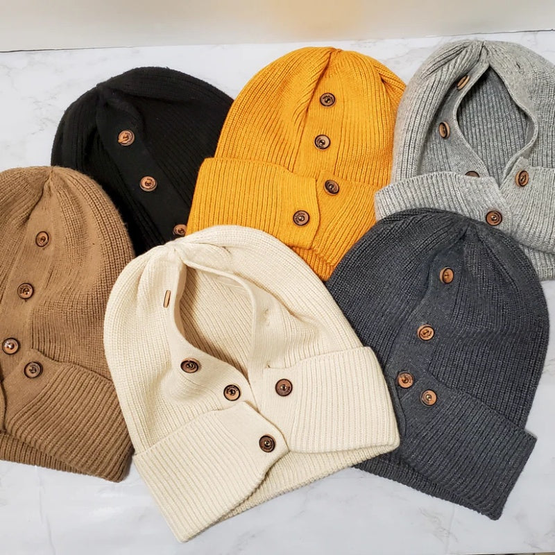 Button urine cap - always showcase your hairstyle and protect your hair