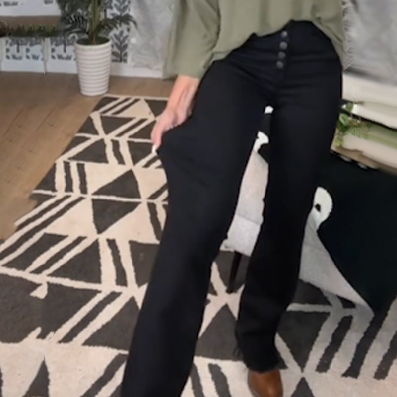 Hot selling 47% discount-👖Women’s Button-Fly Bootcut Jeans