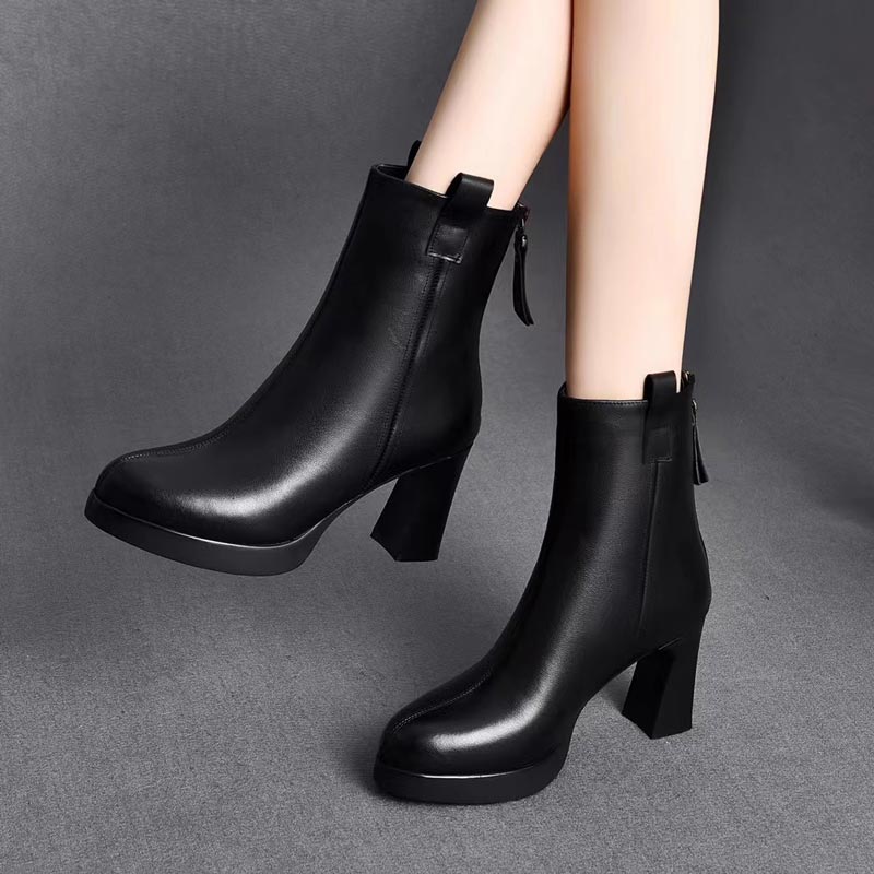 Nice Gift! Ladies Stylish Pointed Toe High Heel Boots