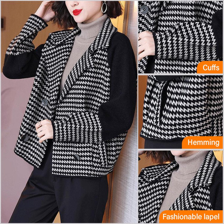 2023 Fall And Winter New Small Short Tweed Female Jacket