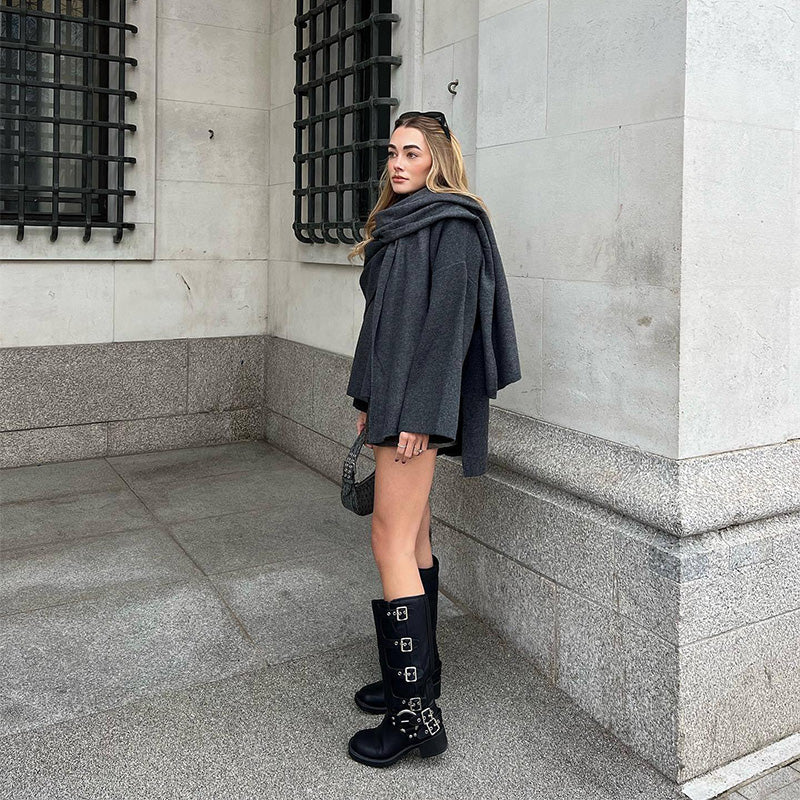 💕What should I wear tomorrow?💕Women's Cozy Solid Elegant Cape Coat
