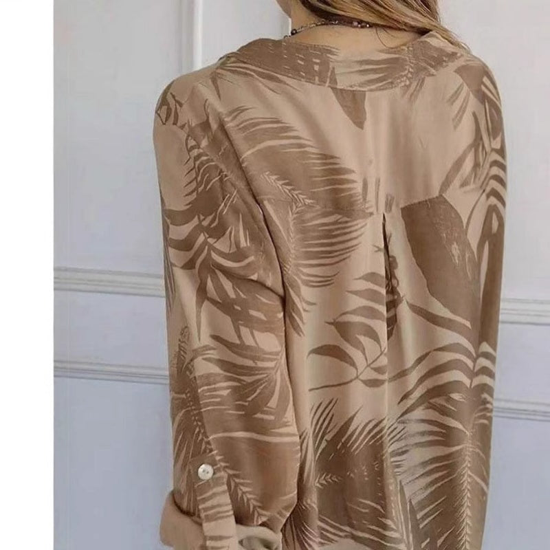 💕What should I wear tomorrow?💕Women's Fashion V-Neck Printed Top