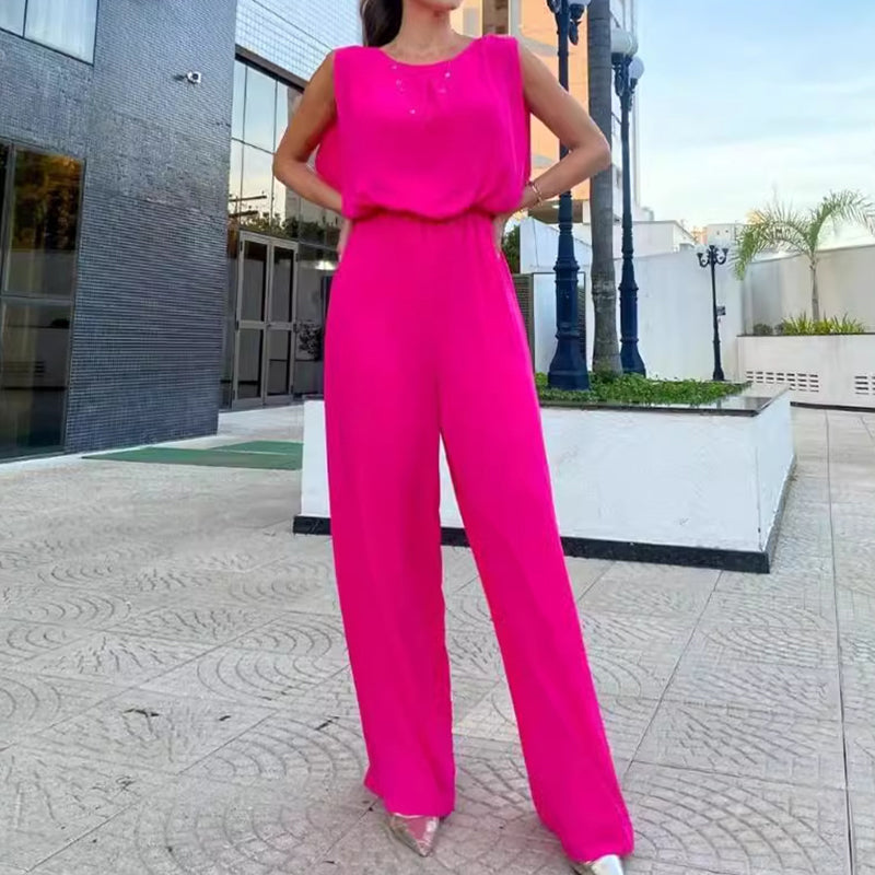 💕What should I wear tomorrow?💕Women’s Trendy Sleeveless Jumpsuit