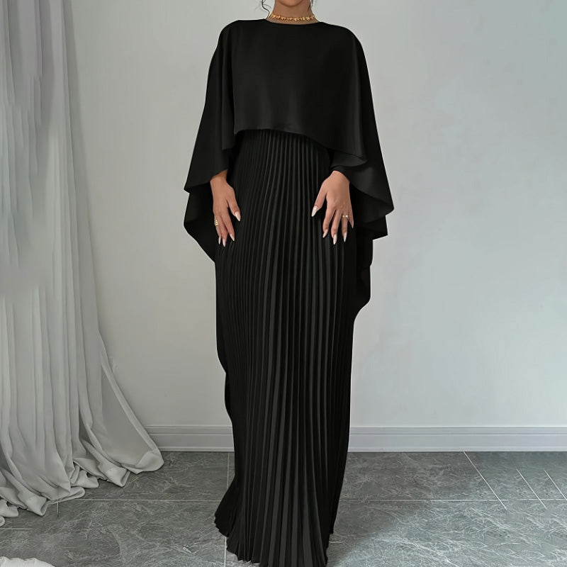 💕What should I wear tomorrow?💕Elegant Unique Pressed Pleat Irregular Dress