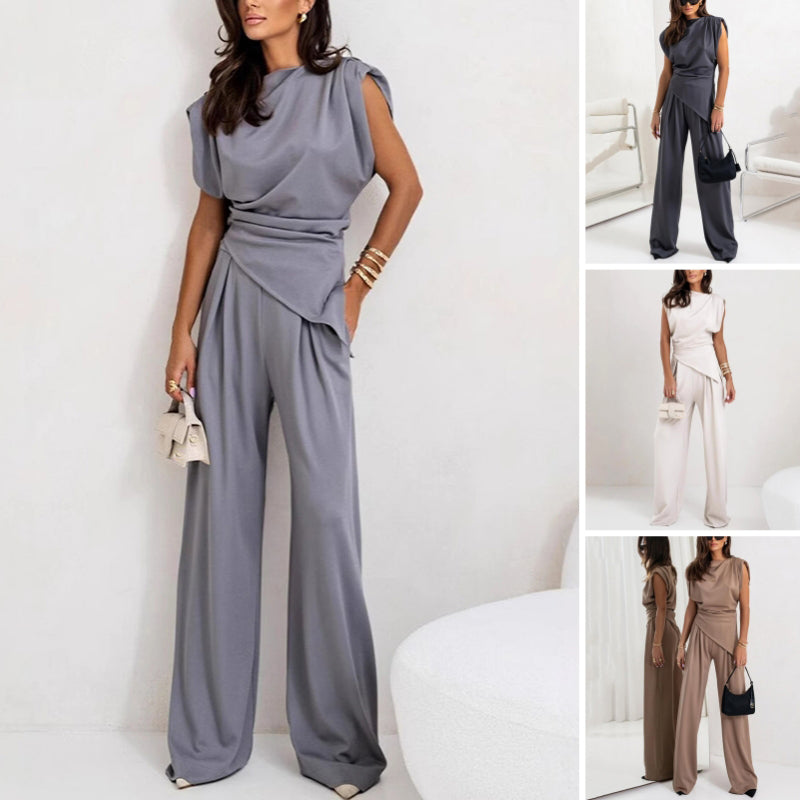 🌸Spring Specials💐 Women’s Elegant Solid Color Two-Piece Set