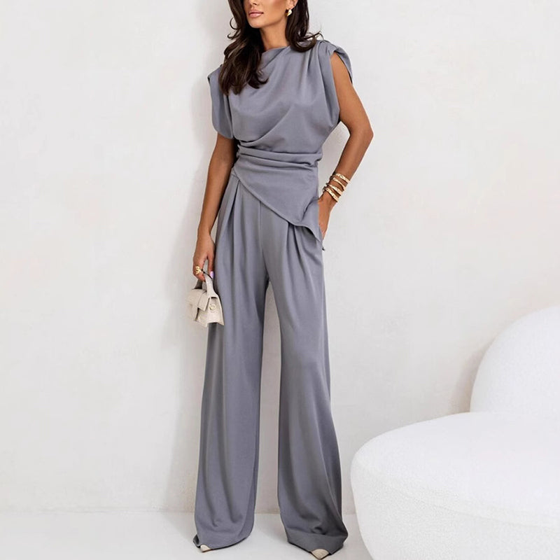 🌸Spring Specials💐 Women’s Elegant Solid Color Two-Piece Set