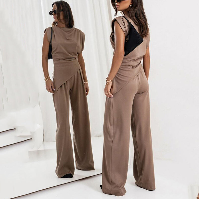 🌸Spring Specials💐 Women’s Elegant Solid Color Two-Piece Set