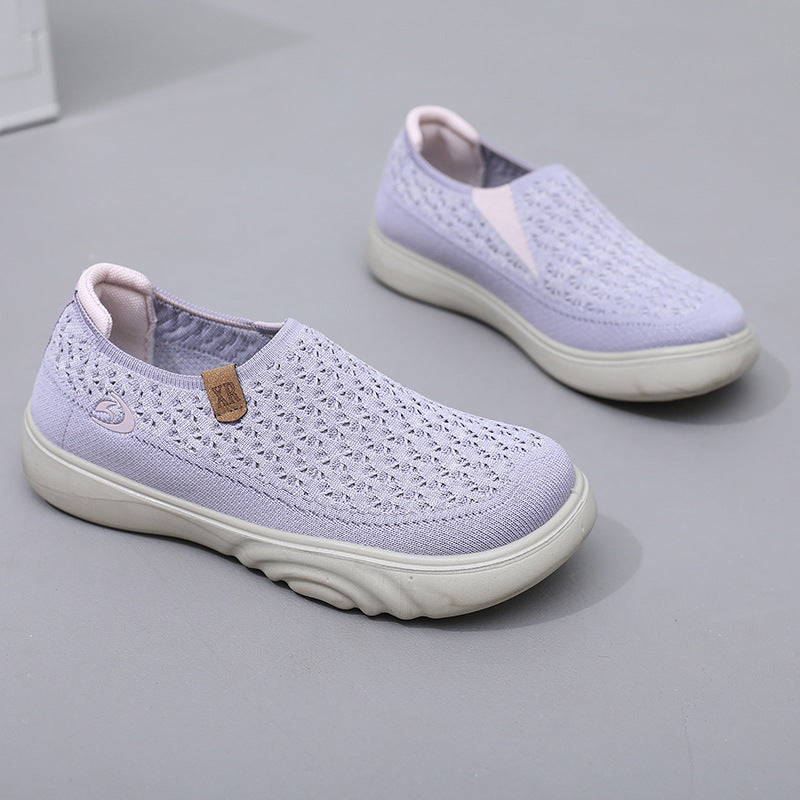 Women's Slip-On Knit Walking Shoes