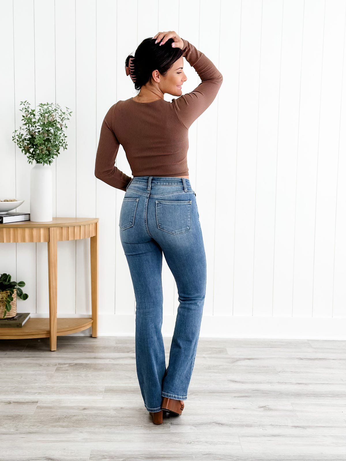 🔥The last day🍂Holy Grail Tummy Control Bootcut Jeans