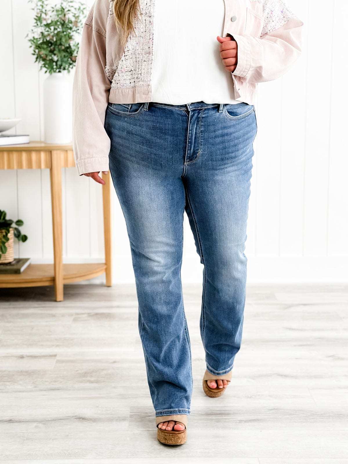 🔥The last day🍂Holy Grail Tummy Control Bootcut Jeans