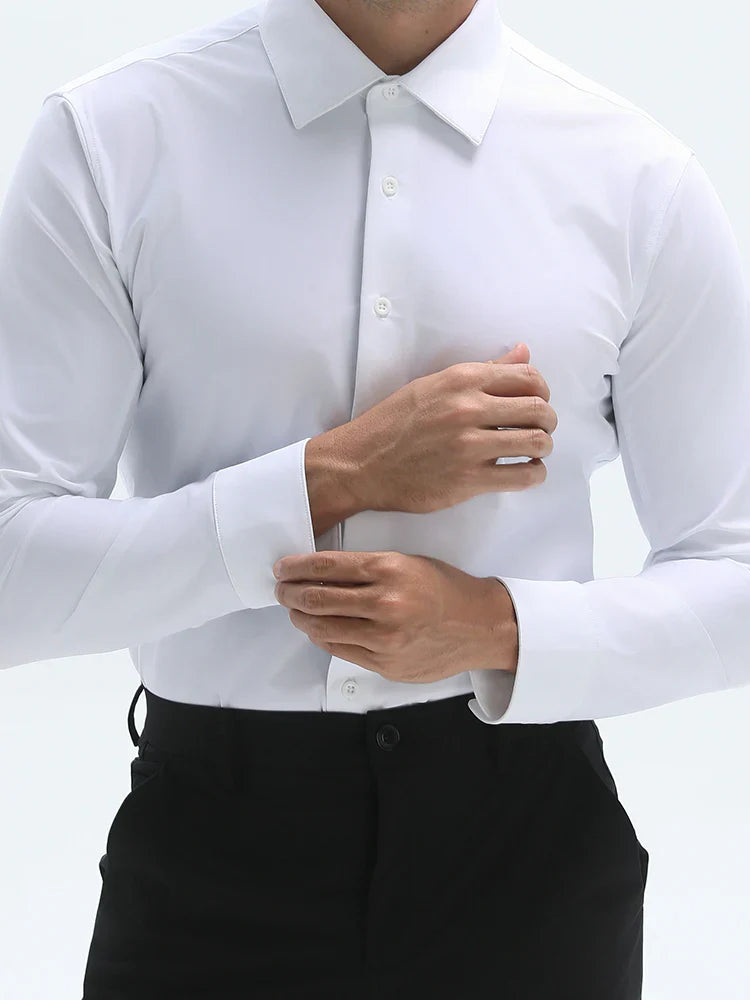 đź‘‘Fliwos Men's TriProof Stretch Iron-free Shirts