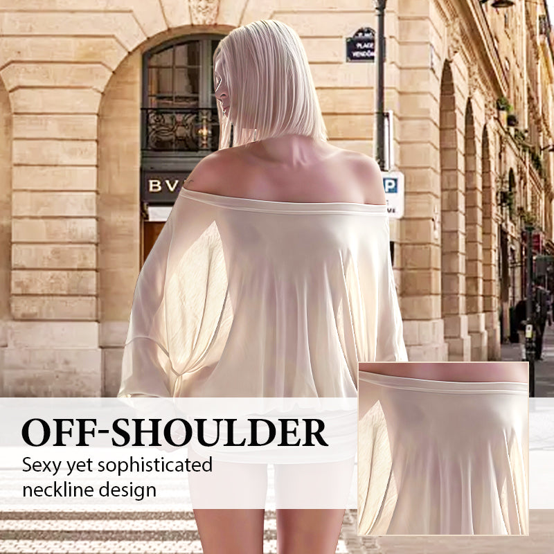 Chic Off Shoulder Pleated Dress