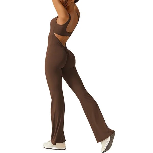 💥2024 New Sales - 49% OFF🔥Sexy Backless Flare Jumpsuits: Irresistible Sleeveless Style!