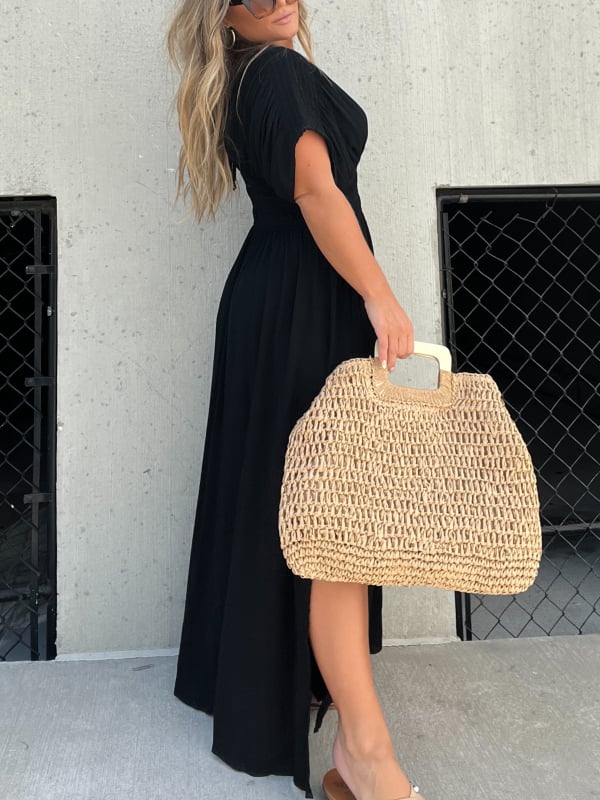 ๐ฅ๐Casual style, V-neck slit ultra-long dress, showcases your elegant temperament!๐๐ฅ