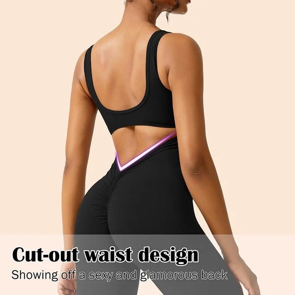 💥2024 New Sales - 49% OFF🔥Sexy Backless Flare Jumpsuits: Irresistible Sleeveless Style!