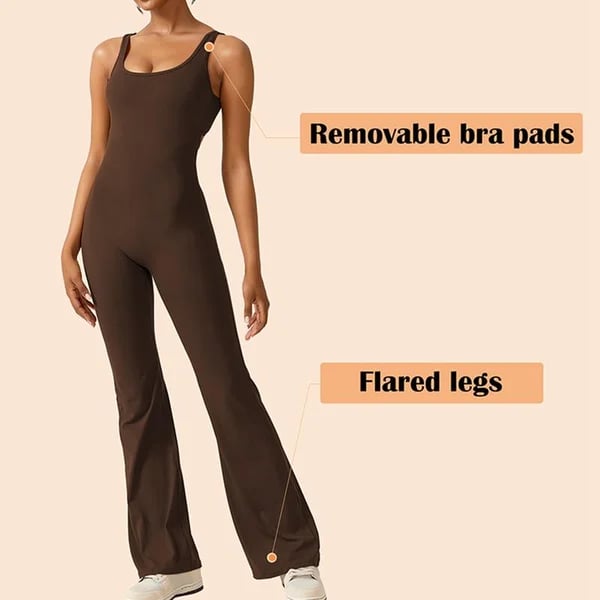 💥2024 New Sales - 49% OFF🔥Sexy Backless Flare Jumpsuits: Irresistible Sleeveless Style!