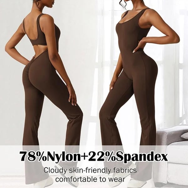 💥2024 New Sales - 49% OFF🔥Sexy Backless Flare Jumpsuits: Irresistible Sleeveless Style!