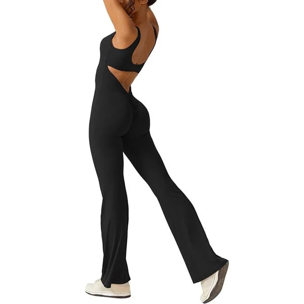 💥2024 New Sales - 49% OFF🔥Sexy Backless Flare Jumpsuits: Irresistible Sleeveless Style!