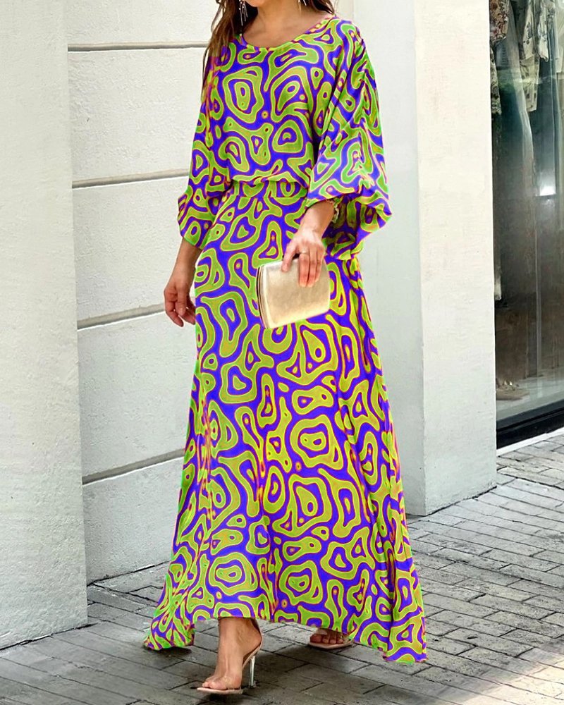 ๐๐ปSlit sleeve Maxi dress set, the encounter of elegance and sexiness! ๐๐ป