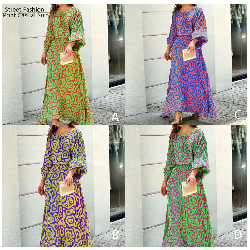 ๐๐ปSlit sleeve Maxi dress set, the encounter of elegance and sexiness! ๐๐ป