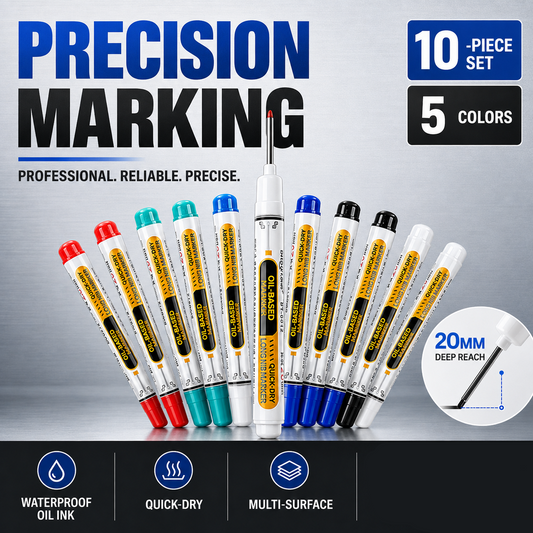 💥 BUY 1 GET 1 FREE Today!!- Precision Tip Quick-Dry Oil-Based Marker Pen