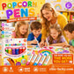 💥LAST DAY BUY 1 GET 1 FREE!!🎁🔮Magic Pen – Draw 3D with one stroke!🎄 DIY Bubble Popcorn Drawing Pens 🔥