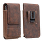 🏆 Last Day Special Price ! 🔥Waist Belt Cell Phone Pouch 📱 Multi-Pocket Leather Holster with Card Holder