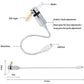 FREE SHIPPING-USB Fan with LED Clock Lighting