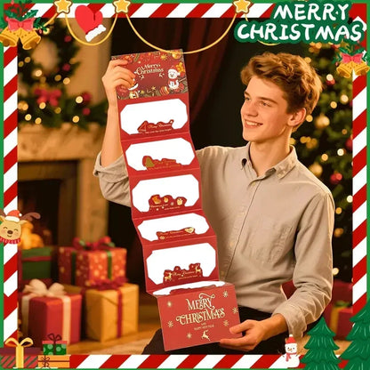 ❄️BUY 1 GET 1 FREE Today!!🎄Fold-Out Christmas Money Gift Card – Make Cash Feel Like a Real Present