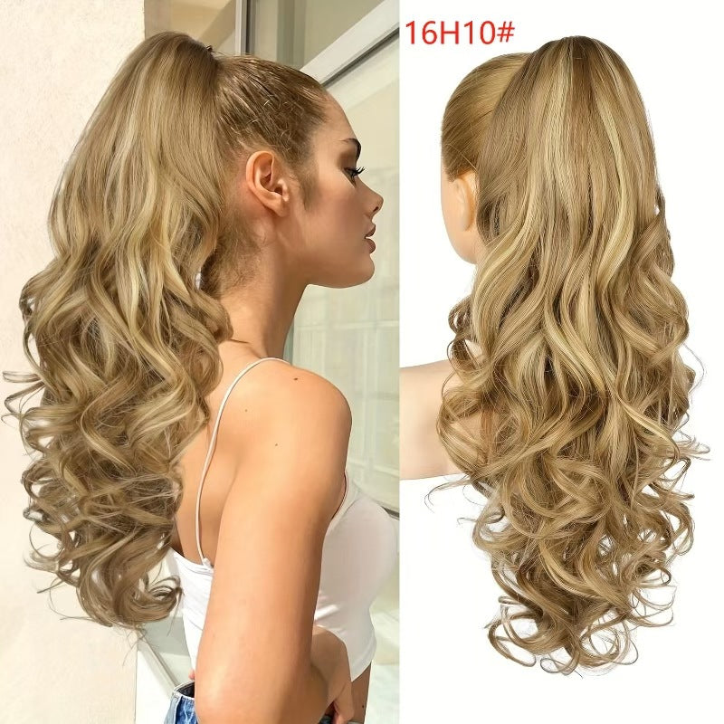 💜Limited time promotion 50%OFF💜Clip-on Wavy Ponytail Extension